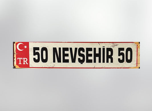 50 Nevşehir Plaka / Kennzeichen