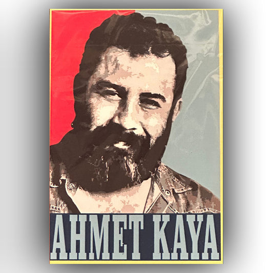 Ahmet Kaya Beni Bul Retro Ahsap Poster