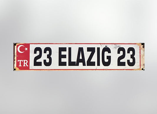 23 Elazig Plaka / Kennzeichen