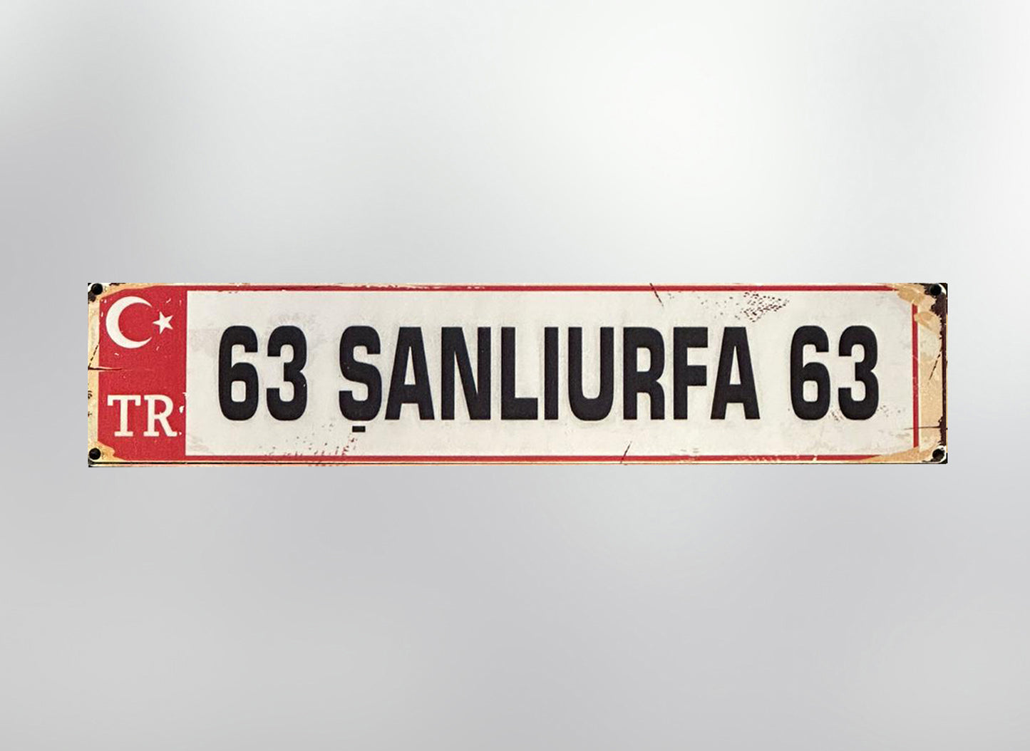63 Şanlıurfa Plaka / Kennzeichen