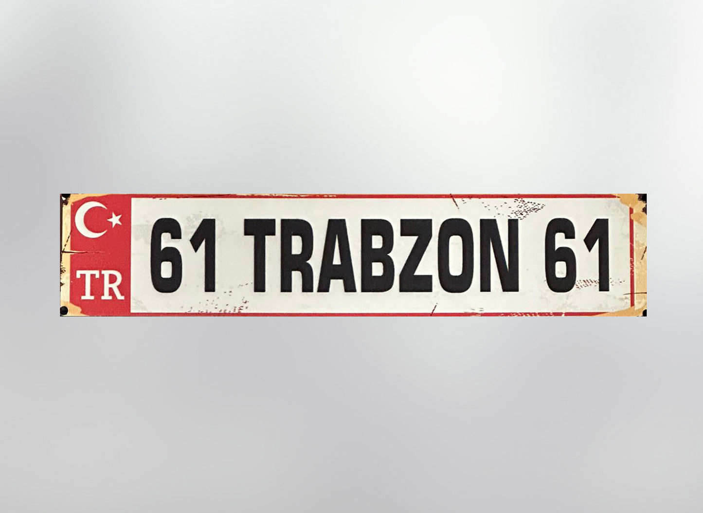 61 Trabzon Plaka / Kennzeichen