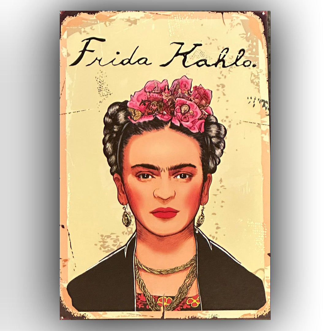 Frida Kahlo De Rivera Retro Ahsap Poster