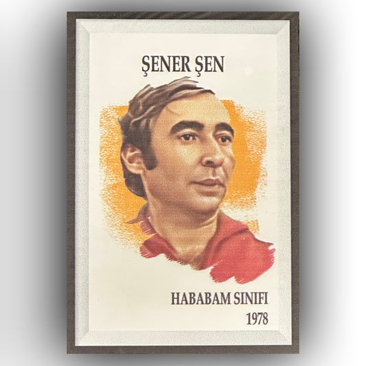 Şener Şen Retro Ahsap Poster