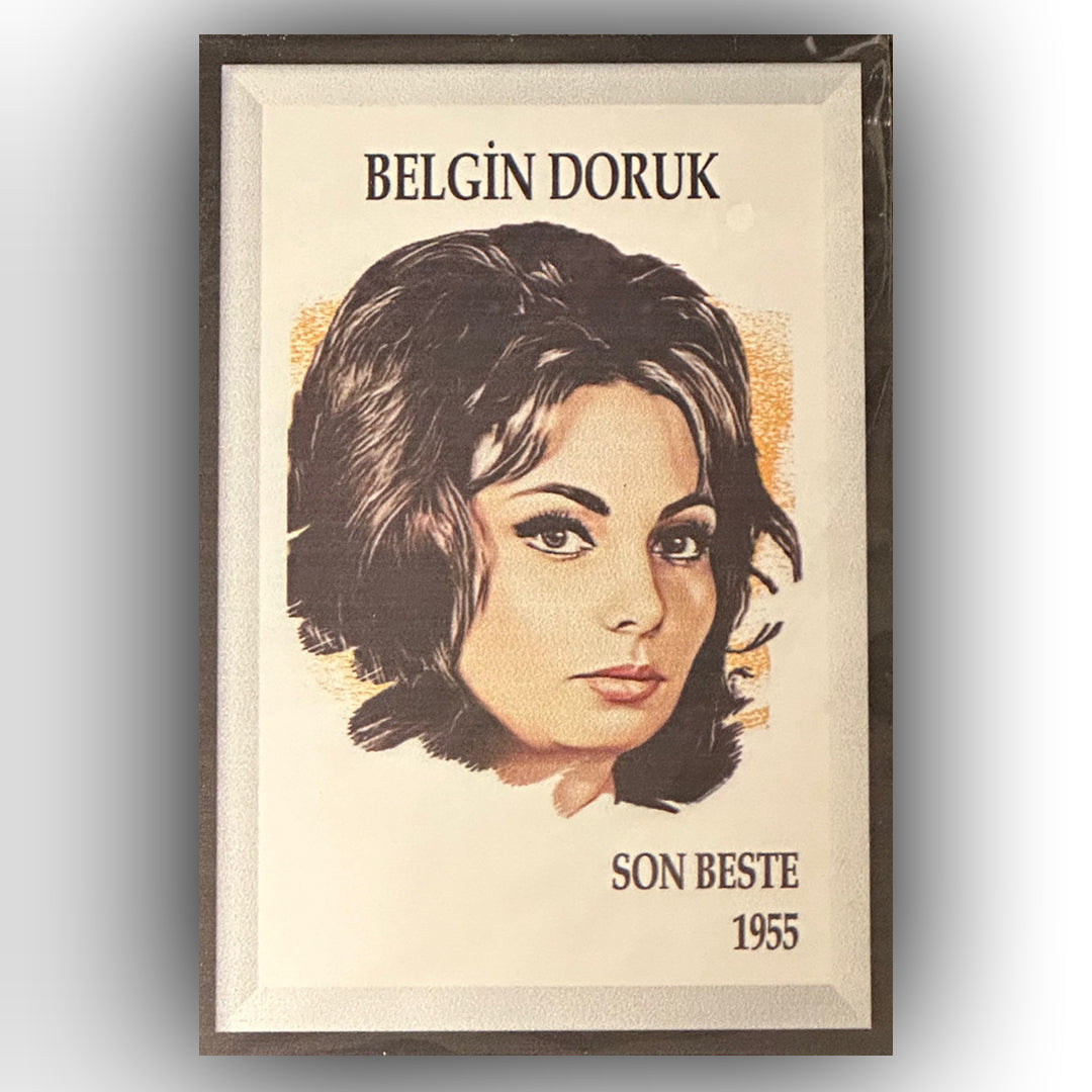 Belgin Doruk Retro Ahsap Poster