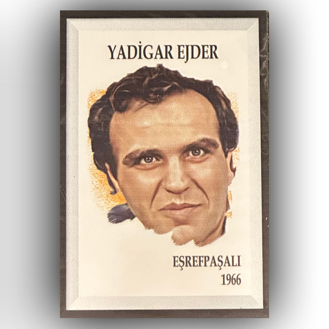 Yadigar Ejder Retro Ahsap Poster