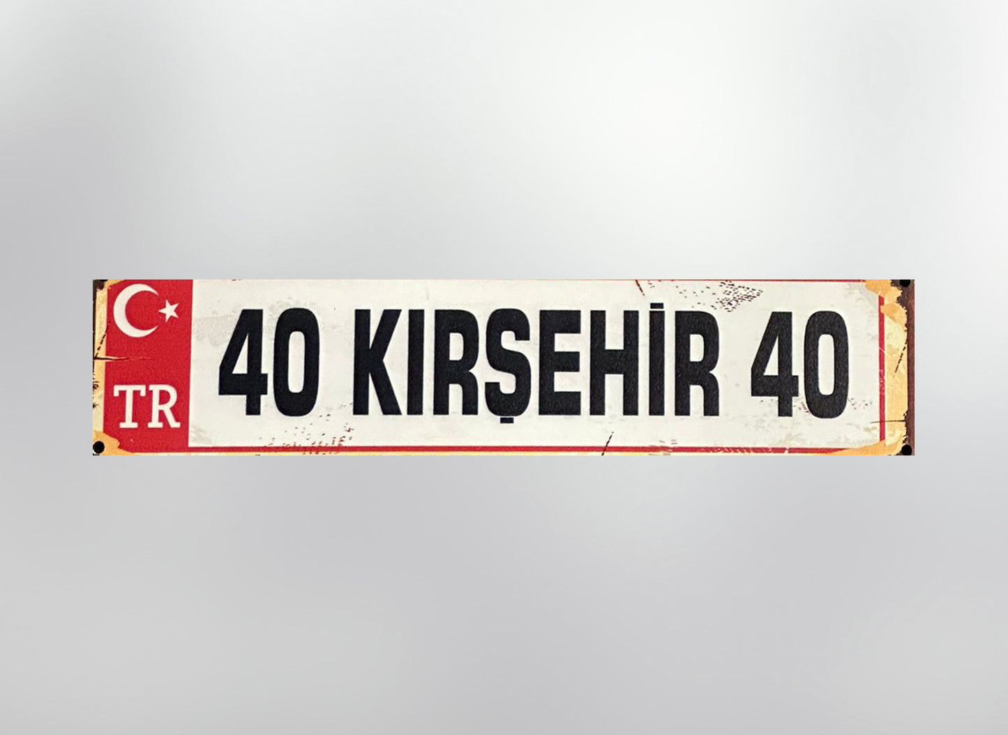 40 Kirsehir Plaka / Kennzeichen