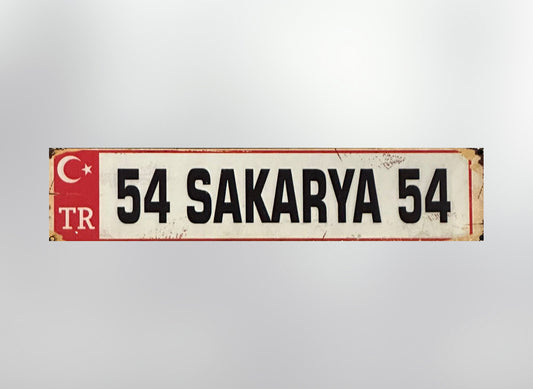 54 Sakarya Plaka / Kennzeichen