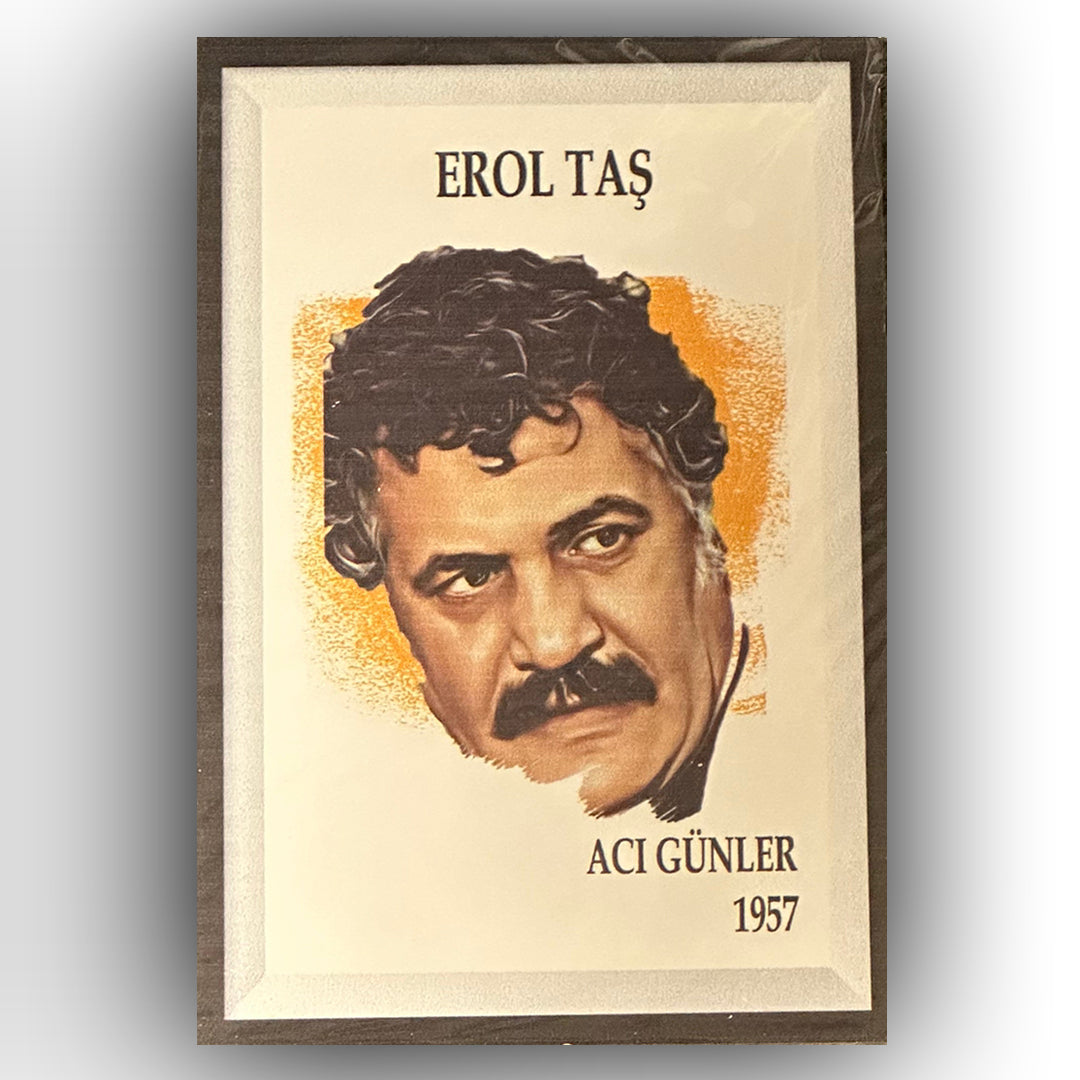 Erol Taş Retro Ahsap Poster