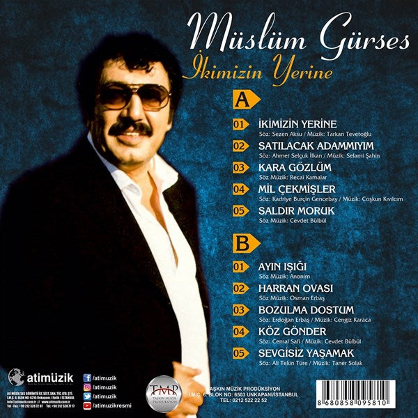 Müslüm Gürses - Ikimizin Yerine Plak ( Schallplatte )