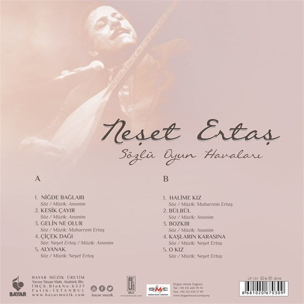 Neset Ertas - Sözlü Oyun Havalari Plak ( Schallplatte )