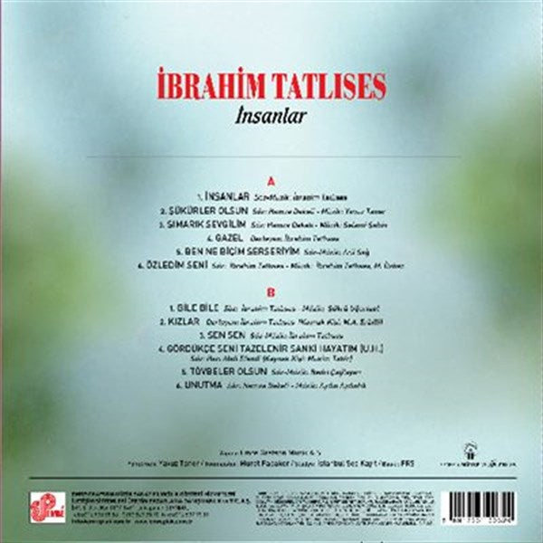 Ibrahim Tatlises - Insanlar Plak ( Schallplatte )