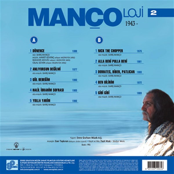 Baris Manco – Mancoloji 2 Plak ( Schallplatte )
