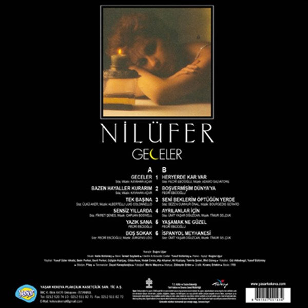 Nilüfer - Geceler Plak ( Schallplatte )
