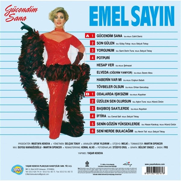Emel Sayin - Gücendim Sana Plak ( Schallplatte )