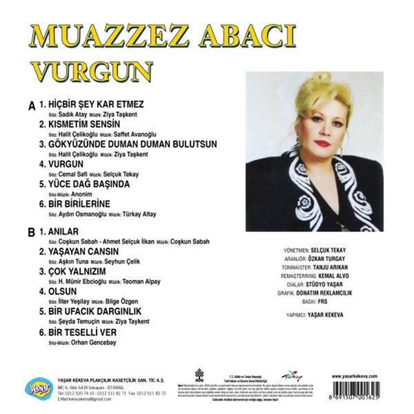 Muazzez Abaci - Vurgun Plak ( Schallplatte )