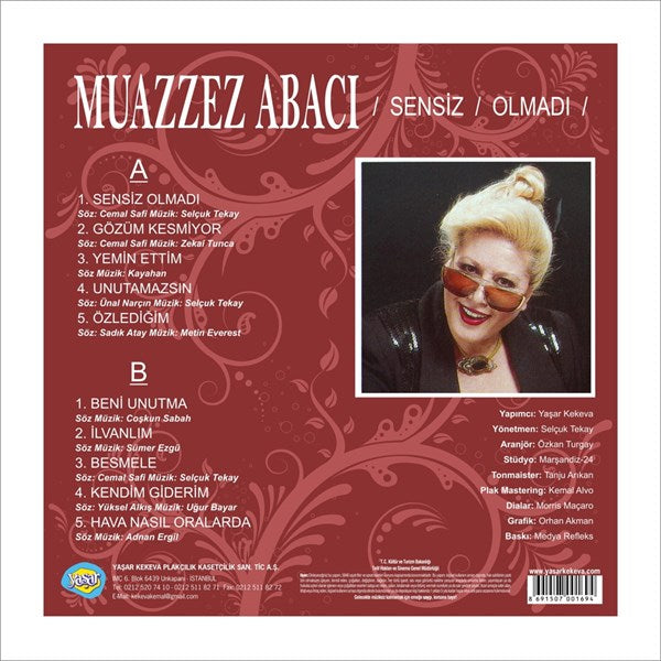 Muazzez Abaci - Sensiz Olmadi Plak ( Schallplatte )