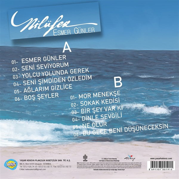 Nilüfer - Esmer Günler Plak ( Schallplatte )
