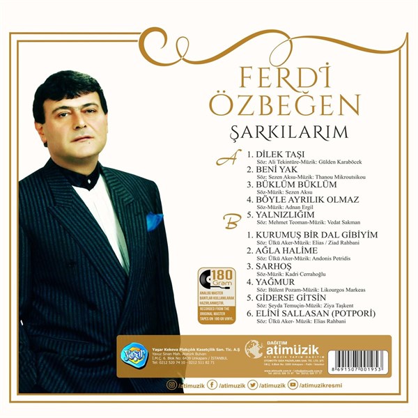 Ferdi Özbegen - Sarkilarim Plak ( Schallplatte )