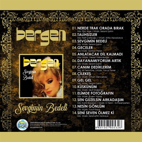Bergen - Sevgimin Bedeli (CD)