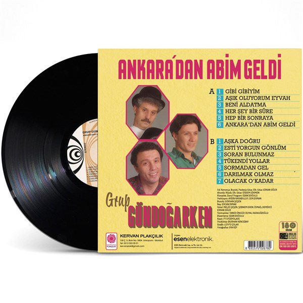 Grup Gündogarken - Ankara dan Abim Geldi Plak ( Schallplatte )