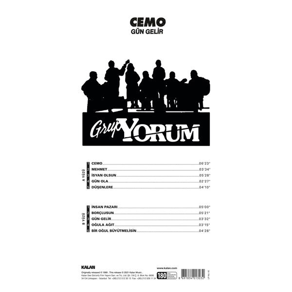 Grup Yorum - Cemo Plak ( Schallplatte )