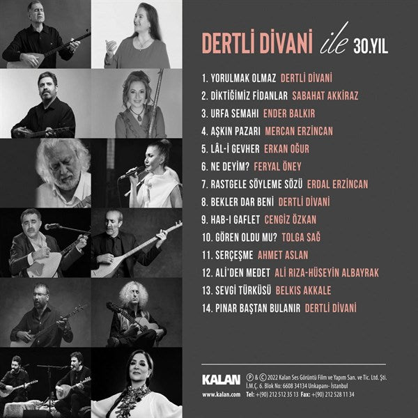 Dertli Divani - 30. Yıl (CD)