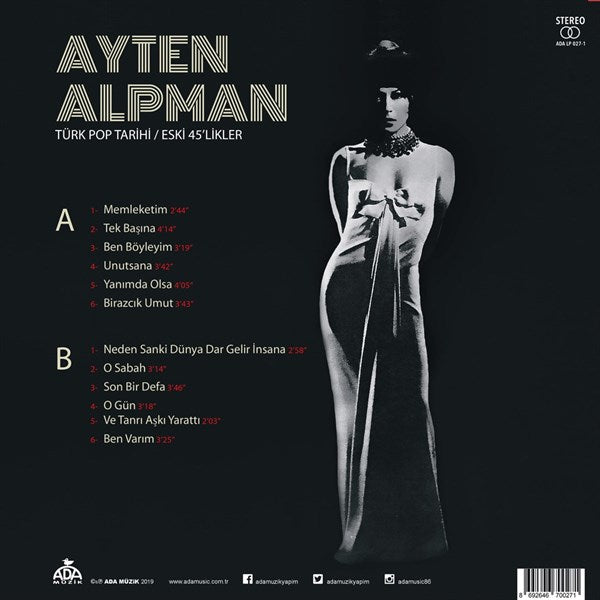 Ayten Alpman - Türk Pop Tarihi Plak ( Schallplatte )