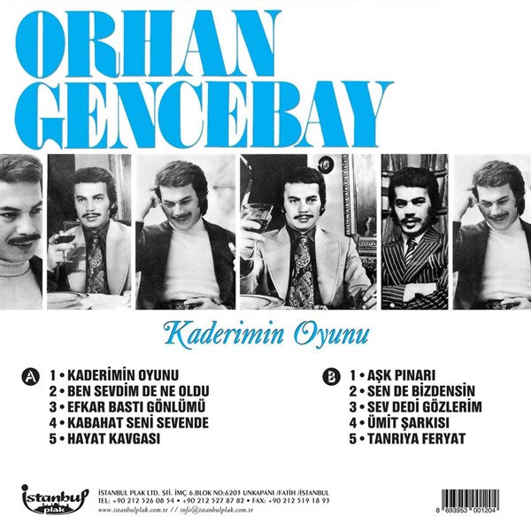 Orhan Gencebay - Kaderimin Oyunu Plak ( Schallplatte )