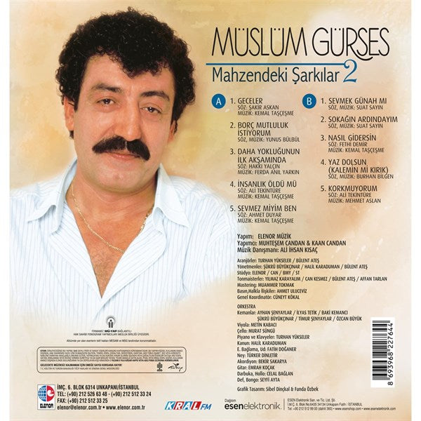 Müslüm Gürses - Mahzendeki Şarkılar 2 Plak ( Schallplatte )
