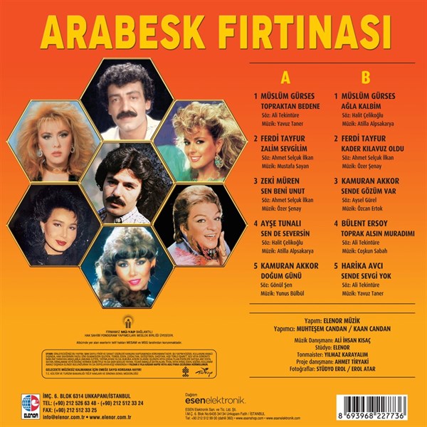 Arabesk Firtinasi Plak ( Schallplatte )