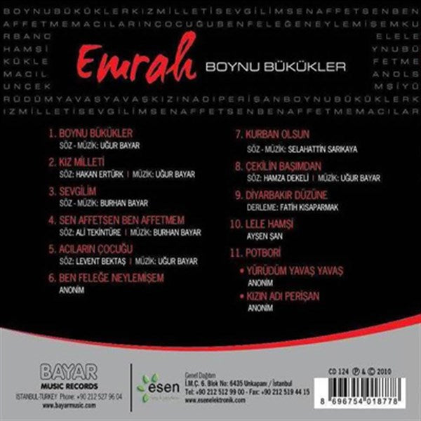 Emrah - Boynu Bükükler (CD)