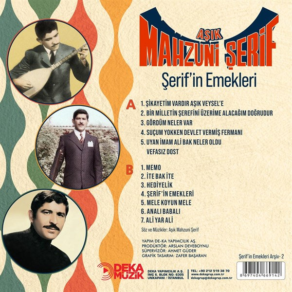 Asik Mahzuni Serif - Serif´in Emekleri Plak ( Schallplatte )