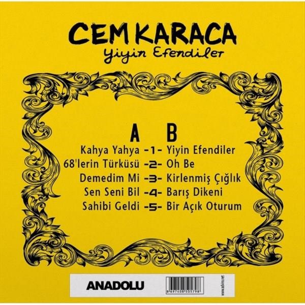 Cem Karaca - Yiyin Efendiler Plak ( Schallplatte )