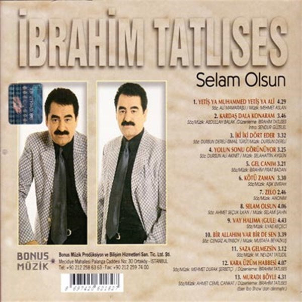 İbrahim Tatlıses - Selam Olsun (CD)
