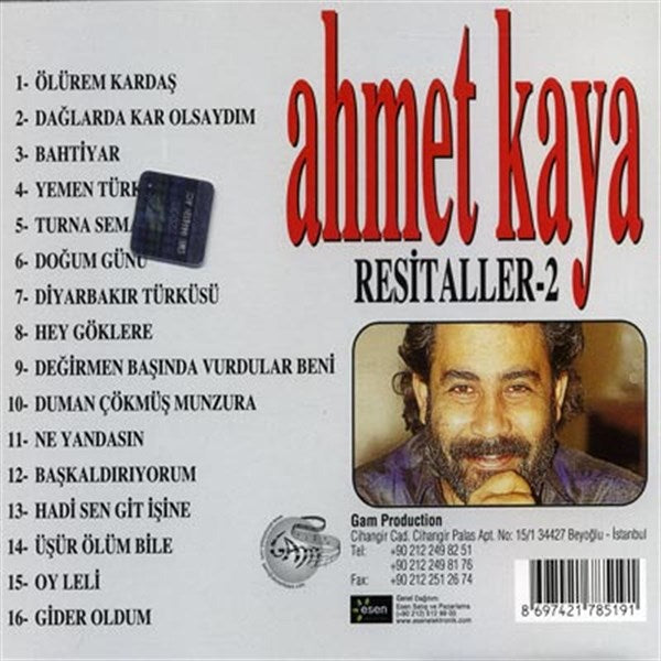 Ahmet Kaya - Resitaller 2 (CD)