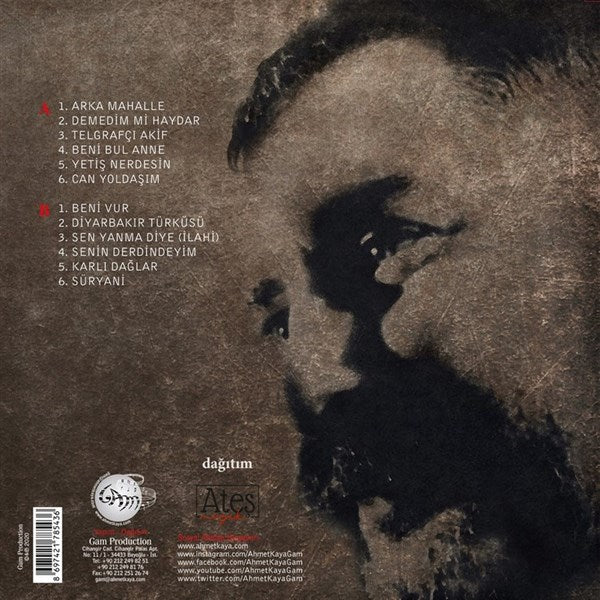 Ahmet Kaya - Beni Bul Plak ( Schallplatte )