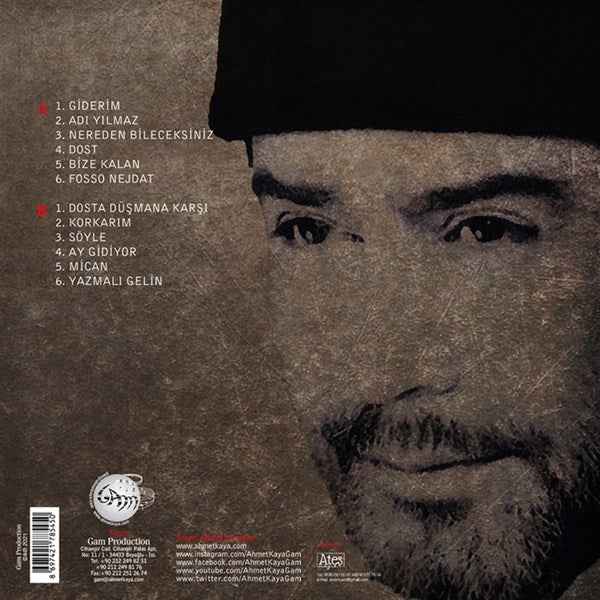 Ahmet Kaya - Dosta Düşmana Karşı (Plak) Schallplatte