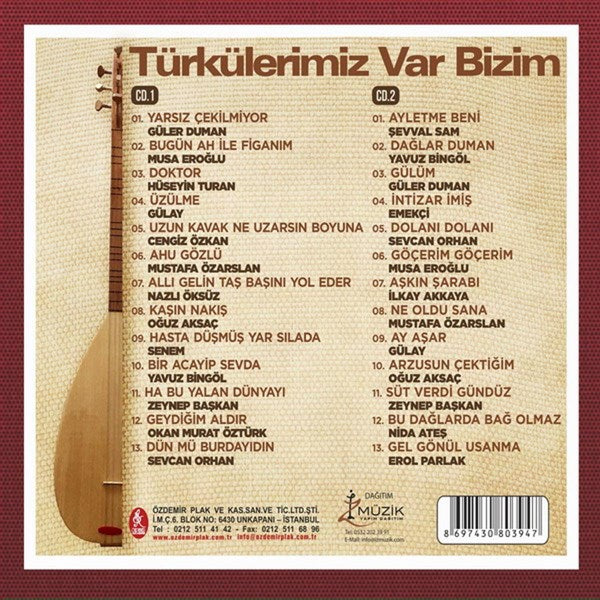 Türkülerimiz Var Bizim 1 ve 2 (2'li Box Set CD)