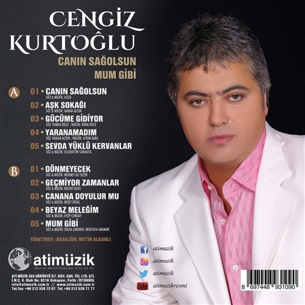 Cengiz Kurtoglu - Canin Sagolsun Plak ( Schallplatte )
