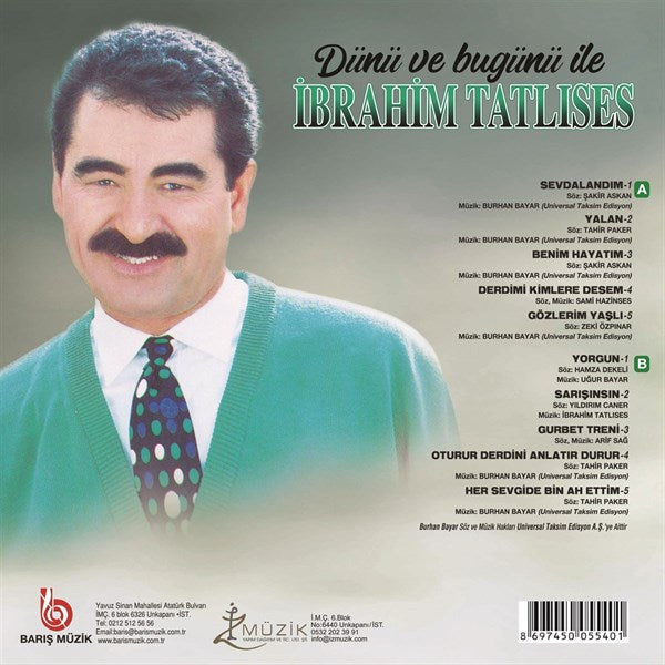 Ibrahim Tatlises - Dünü ve Bugüne ile Plak ( Schallplatte )