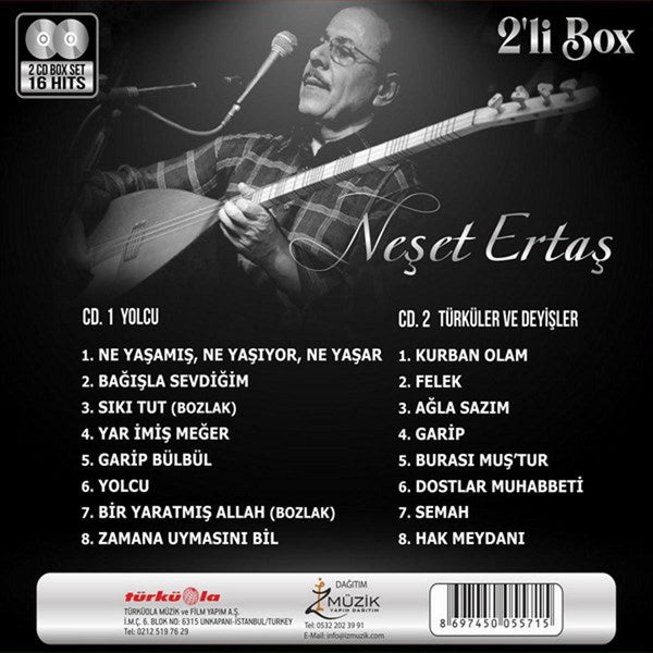 Neşet Ertaş - Yolcu & Türküler ve Deyişler (2'li Box Set CD)