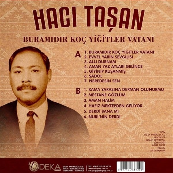 Hacı Taşan - Bura mıdır Koç Yiğitler Vatanı Plak ( Schallplatte )