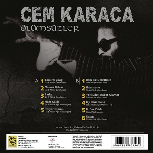 Cem Karaca – Ölümsüzler Plak ( Schallplatte )