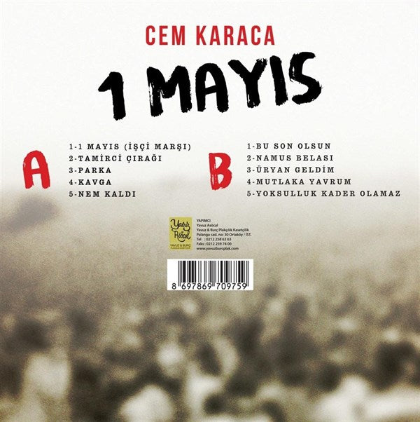 Cem Karaca - 1 Mayis Plak ( Schallplatte )
