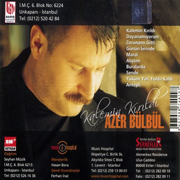 Azer Bülbül- Kalemin Kırıldı (CD)