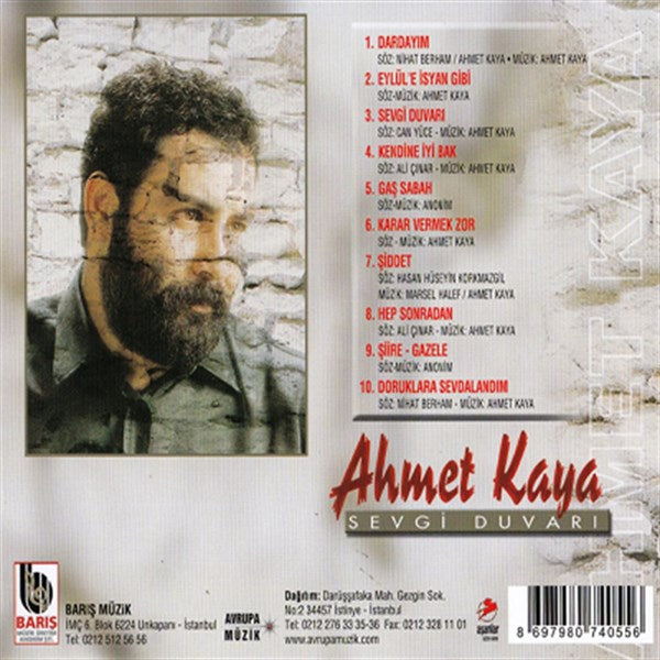 Ahmet Kaya - Sevgi Duvarı (CD)