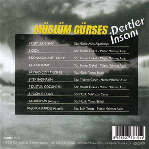 Müslüm Gürses - Dertler İnsanı (CD)