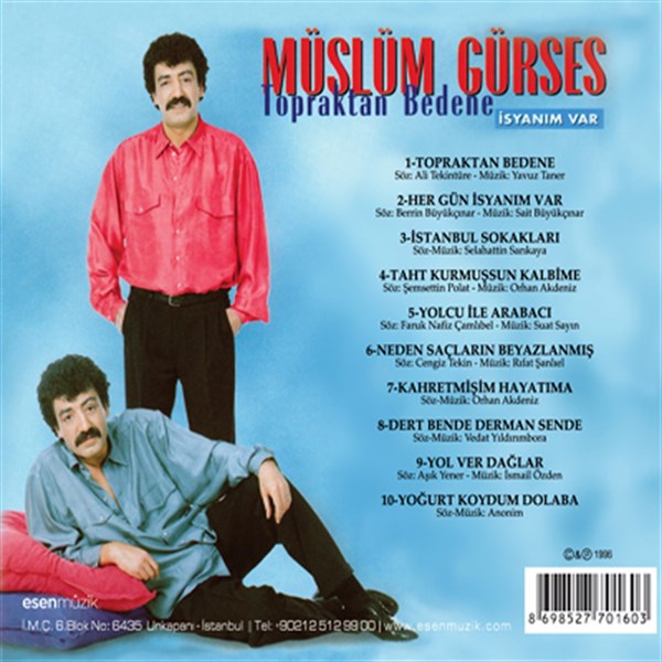 Müslüm Gürses - Topraktan Bedene (CD)