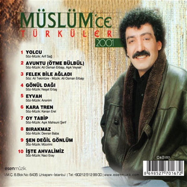 Müslüm Gürses - Müslüm'ce Türküler (CD)