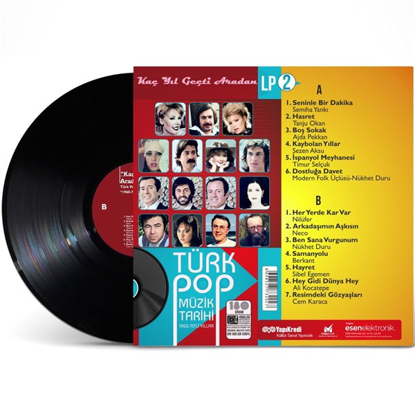 Türk Pop Müzik Tarihi Vol.2 Plak ( Schallplatte )